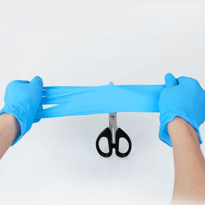 Handschutz-steriles Nitril-chirurgische Handschuhe imprägniern Durchbohren-Beweis-Nitril-Handschuhe