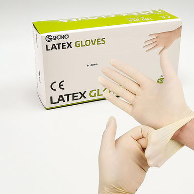 chirurgische Handschuh-steriler pulverisierter Sicherheits-Handlatex-Untersuchungshandschuh des Latex-6ml
