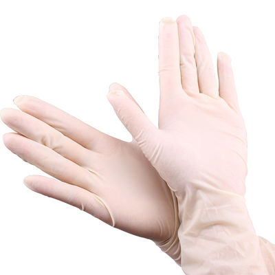 Kundenspezifischer pulverisierter Latex-Handschuh-nicht steriler medizinischer geduldiger Untersuchungshandschuh