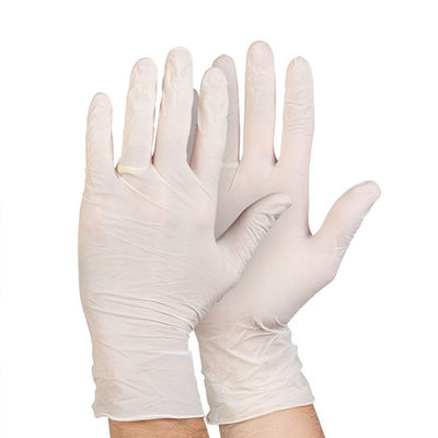 Kundenspezifischer pulverisierter Latex-Handschuh-nicht steriler medizinischer geduldiger Untersuchungshandschuh