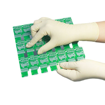 Milchiges weißes starkes Pulver-freie Latex-Handschuhe 6 Mil Large Long Rubber Patient-Prüfungs-Handschuhe
