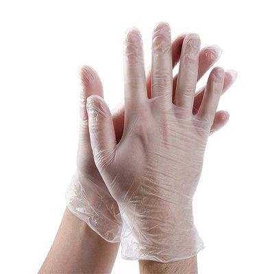 PVC-Vinylwegwerfprüfungs-Handschuh-mittlere Größen-Antischnitt-Plastikhandschuhe Wegwerf