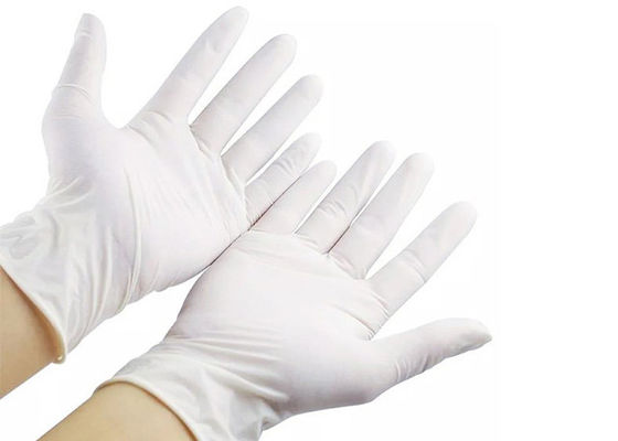Handschutz EN374 pulverisieren freie Latex-Handschuhe für medizinische Prüfung