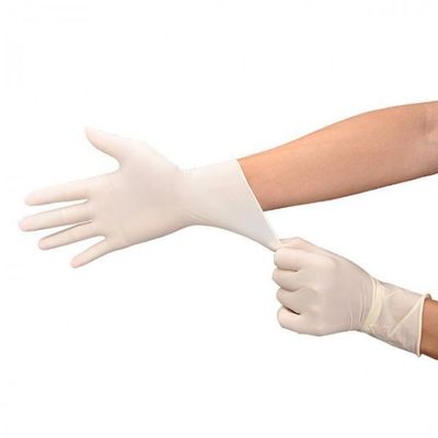 12X24CM Pulver-freie medizinische Latex-Wegwerfhandschuhe mit aller Bescheinigung