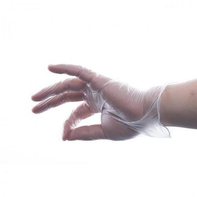 Vinyl, das Wegwerfhandschuhe freies PVC pulverisieren, punktierte Spitzenprüfungs-PVC-Handschuhe