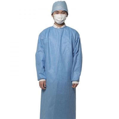 S-XXL SMS chirurgische Isolierung bekleidet funktionierendes Wegwerfkleid