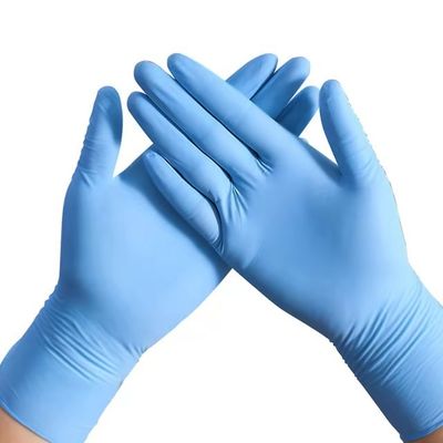 Pulverisieren medizinische Wegwerfnitril-Handschuhe ISO13485 ISO14001 XL Xxl frei