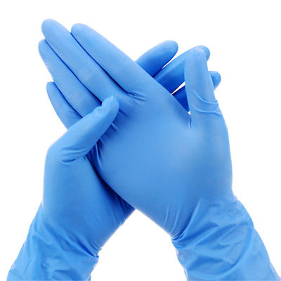 NITRIL-Arbeits-Handschuhe Signo beidhändige Wegwerfmittelgroß
