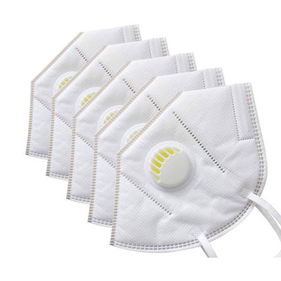 Schützende Wegwerfgesichtsmaske KN95 der Erwachsen-5Ply mit einzelnem Ventil