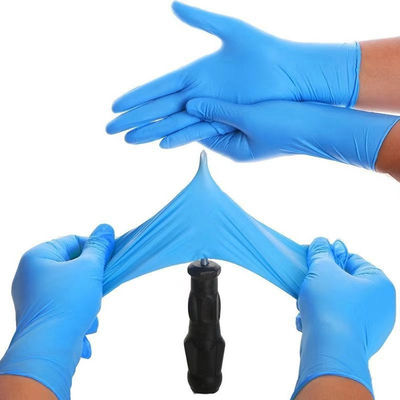 ISO-CER 240mm Mechaniker-sind Wegwerfnitril-Handschuhe chemisches schützendes sperrig