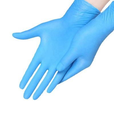 Freie Nitril-Handschuhe des großen Pulver-ISO9000 benutzt in der Krankenhaus-hohen Flexibilität