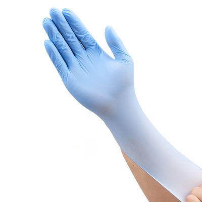Latex-freies Pulver-freie Nitril-Handschuhe SIGNO-Längen-240mm für medizinische Verwendung