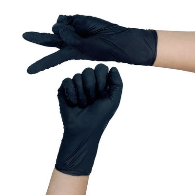 Keine Allergien klassifizieren mich steriles Nitril-chirurgische Handschuhe/schwarze Nitril-Handschuhe XL