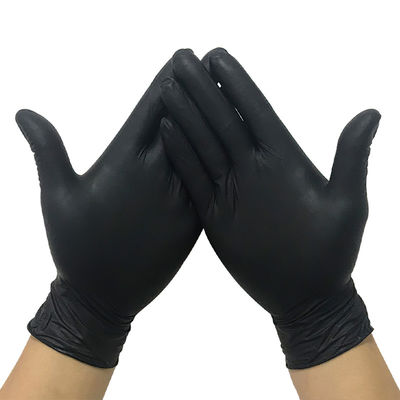 Antischwarz-sterile Nitril-Handschuhe des durchbohren-S-XL für Handschutz