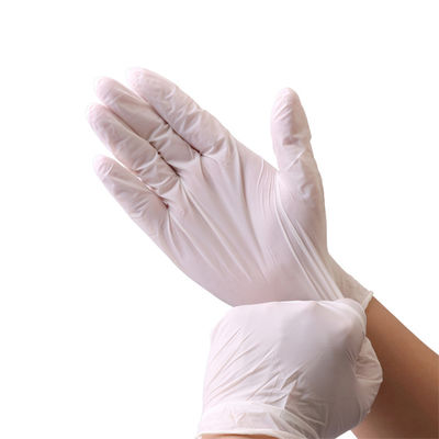 Bescheinigungs-transparentes Latex-Handschuh-/Latex-Prüfungs-Handschuh-Medium ISO 510K