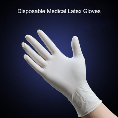 Latex-Wegwerfhandschuh-Antibeleg EN455 ISO9001 Xxl pulverisieren freie medizinische Handschuhe