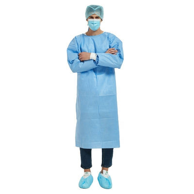 Flüssiges beständiges Wegwerfisolierungs-Kleid 35gsm des Krankenhaus-pp. für Patienten