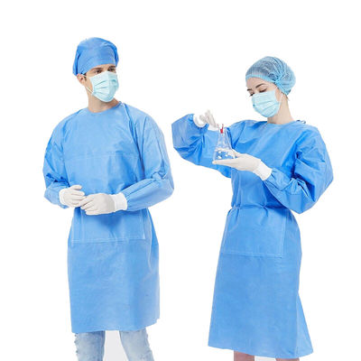 Kundengebundenes Größen-steriles chirurgisches Kleid verhindern Bakterien für Krankenhaus