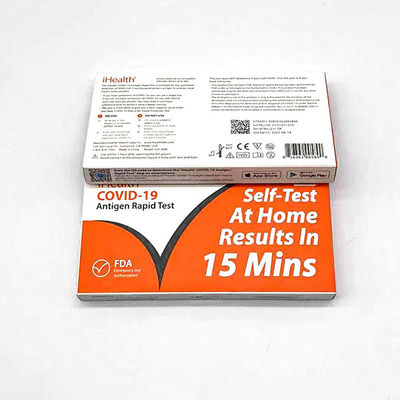 IHealth 15 Minuten-löschen 19 schneller Test-schneller Haupttest-Ausrüstungen FDA-Bad-Putzlappen