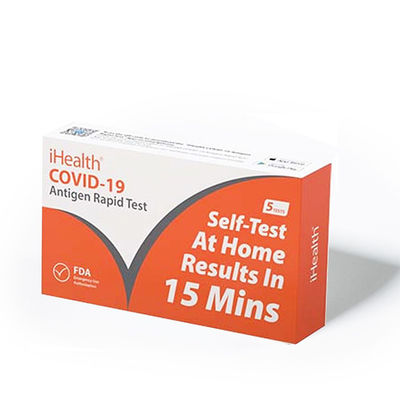 IHealth 15 Minuten-löschen 19 schneller Test-schneller Haupttest-Ausrüstungen FDA-Bad-Putzlappen