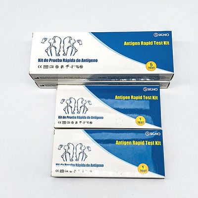 Schneller Test Kit Disposable Colloidal Gold Method Putzlappen-Antigen Sars Cov 2