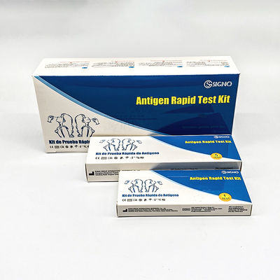Speichel-Sputums-nasales Antigen-scharte sich schnelle Test-Kassette Nylonumkippungs-Putzlappen-Antigen-Test-Ausrüstung