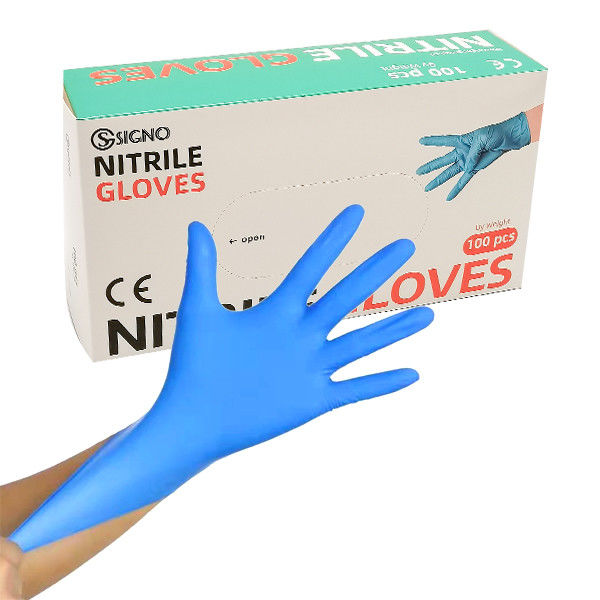Chirurgische sterile Nitril-Handschuhe kein Latex keine Pulver-sterilen Wegwerfhandschuhe