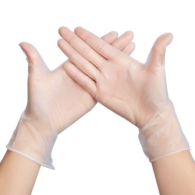 PVC-Vinylwegwerfprüfungs-Handschuh-mittlere Größen-Antischnitt-Plastikhandschuhe Wegwerf