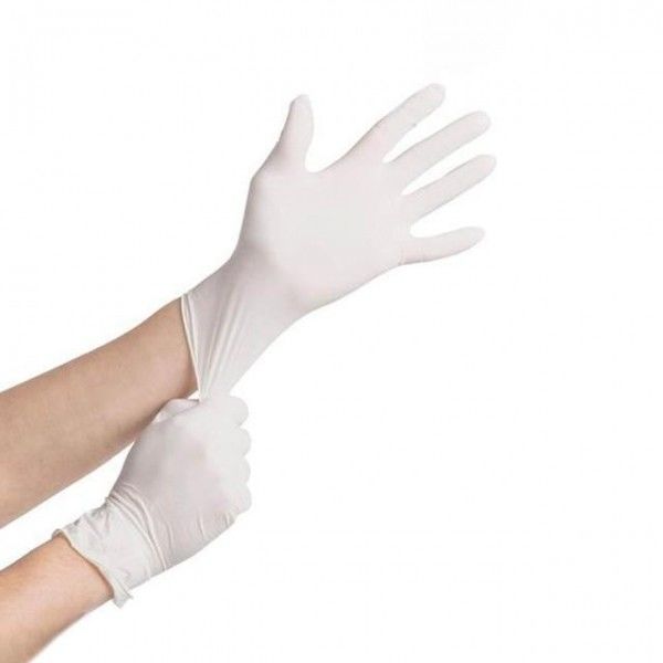 12X24CM medizinische Latex-Wegwerfhandschuhe