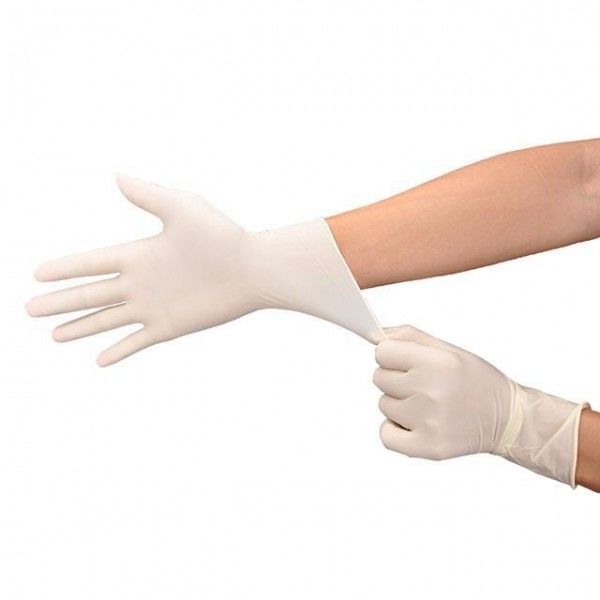 12X24CM Pulver-freie medizinische Latex-Wegwerfhandschuhe mit aller Bescheinigung