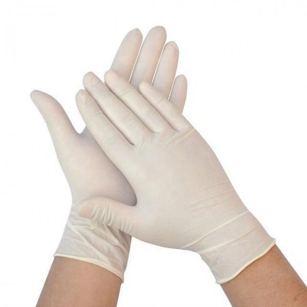 Dauerhafte medizinische Latex-Wegwerfhandschuhe ASTM D6319 3 Jahre Haltbarkeitsdauer