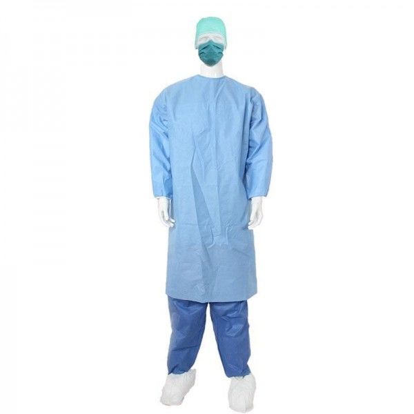 Wasserdichtes antistatisches Wegwerf- chirurgisches Wegwerf-Ot Kleid des Mantel-18-60gsm