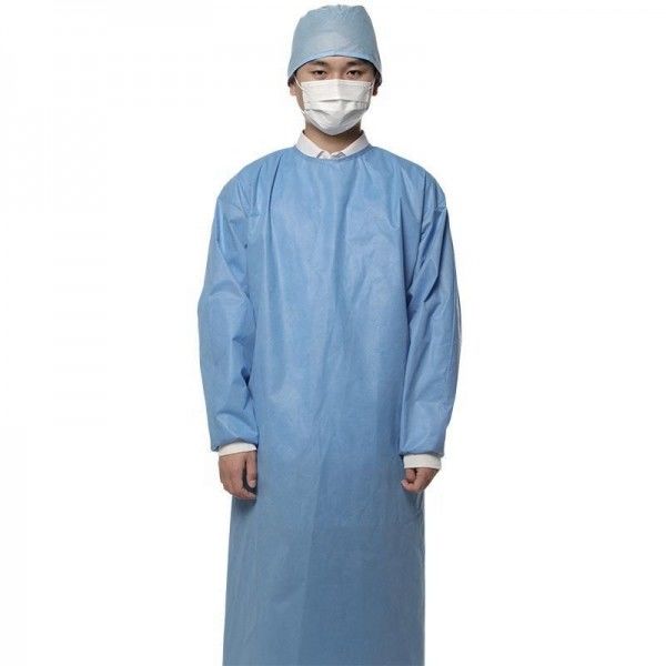S-XXL SMS chirurgische Isolierung bekleidet funktionierendes Wegwerfkleid