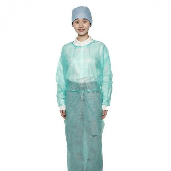 Gegen Viren Aami gerade 3 Isolierungs-Kleidwegwerfcpe-Kleid