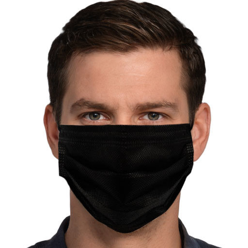 Antiwegwerfverschmutzung der schwarzes earloop schützende Gesichtsmaske-50pcs/box