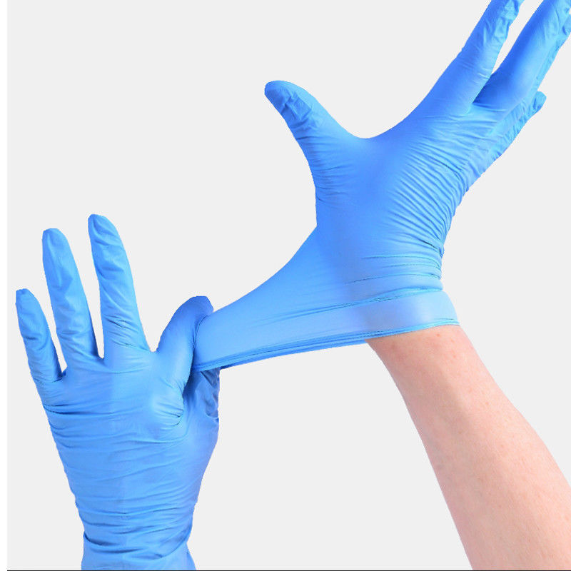Zerreißen freie medizinische Nitril-Handschuhe des Pulver-EN455 beständiges angenommenes Soem-ODM