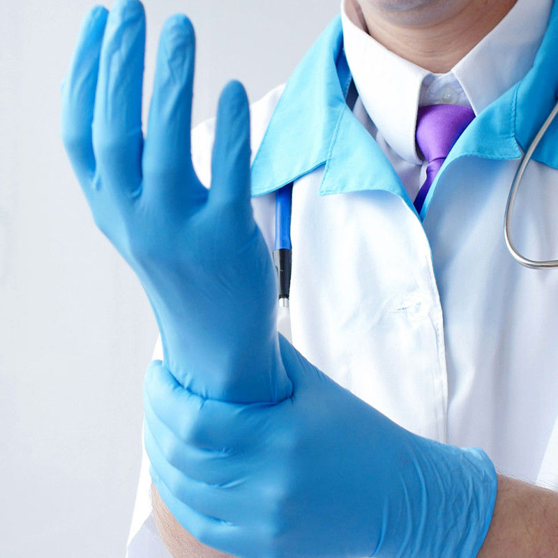 Kleine mittelgroße Größe Cer-der FDA-gebilligten 240MM medizinischen Nitril-Handschuhe
