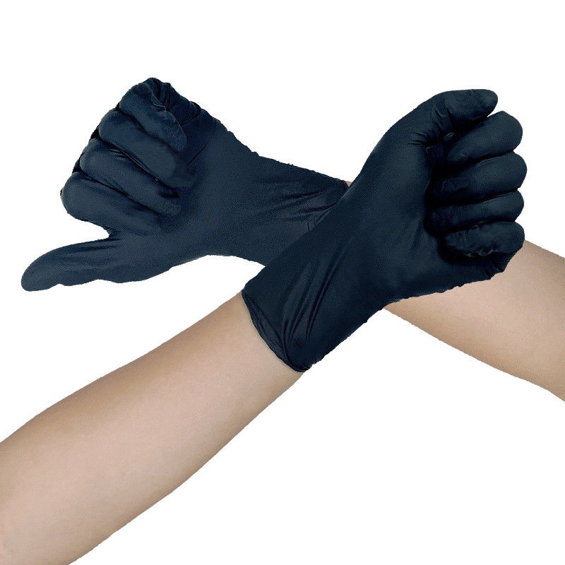 Steriles Pulver-freie Nitril-Handschuhe des Riss-Widerstand-EN374 für Krankenhaus