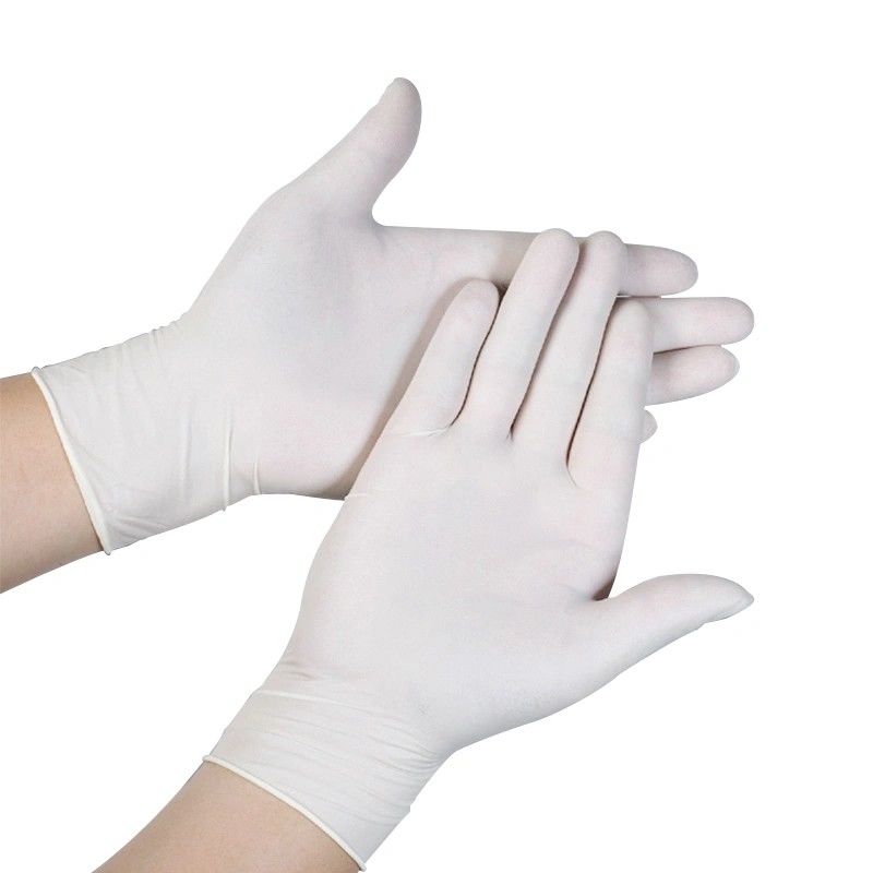 Antibeleg 510K große pulverisierte Latex-Handschuhe für Badezimmer-Reinigung