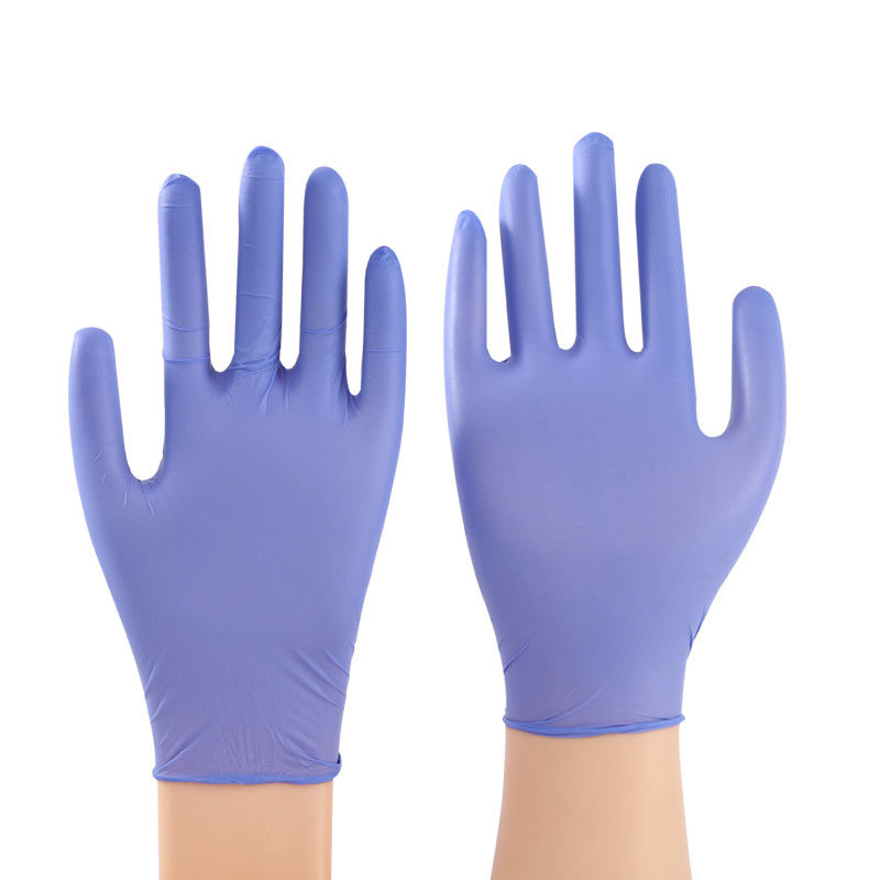 Mischen purpurrotes Nitril Soem-ODM Vinylhandschuhe für Lebensmittelverarbeitung