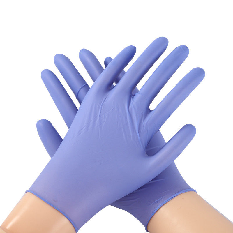 Einzelner Gebrauch ISO13485 mischte Nitril-Handschuhe/Restaurant-Nitril-Handschuhe