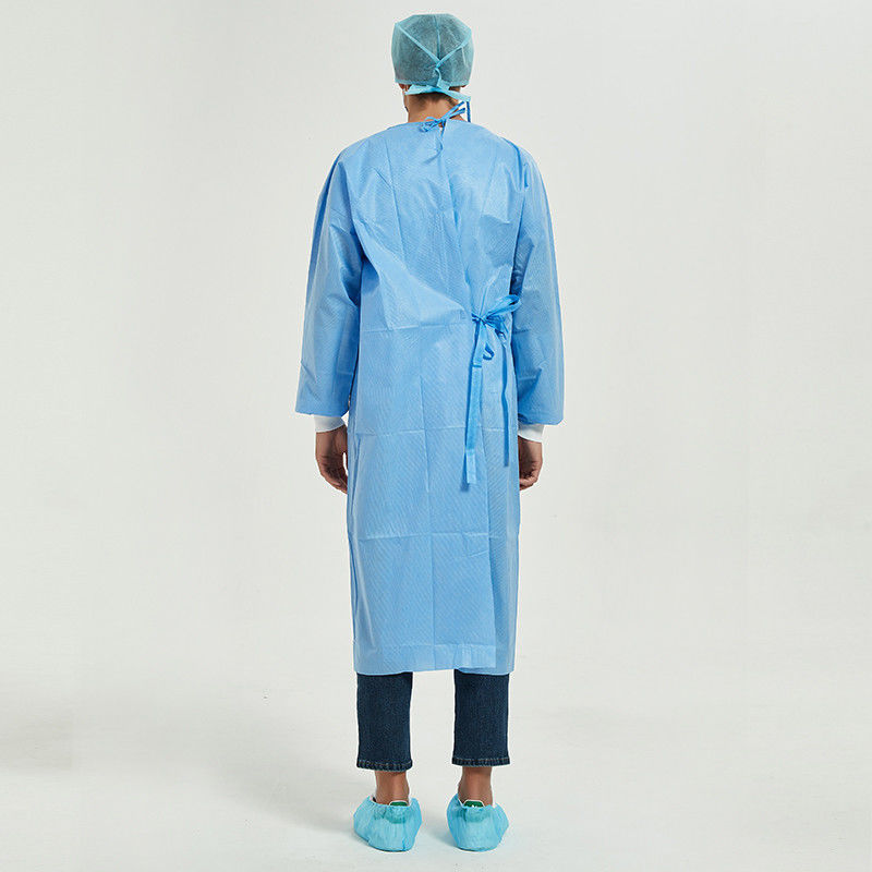 Antichirurgisches Kleideroperations-Theater-Wegwerfkleid der virus-18-60gsm