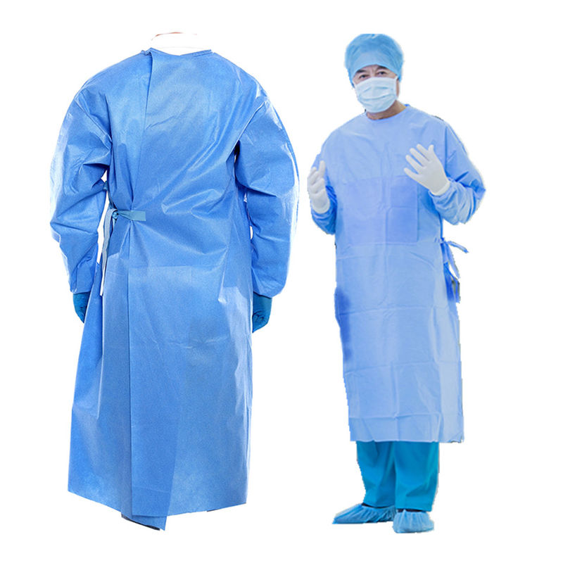 Kundengerechtes Schutz-Kleid ISO9001 pp. steriles medizinisches chirurgisches Kleider