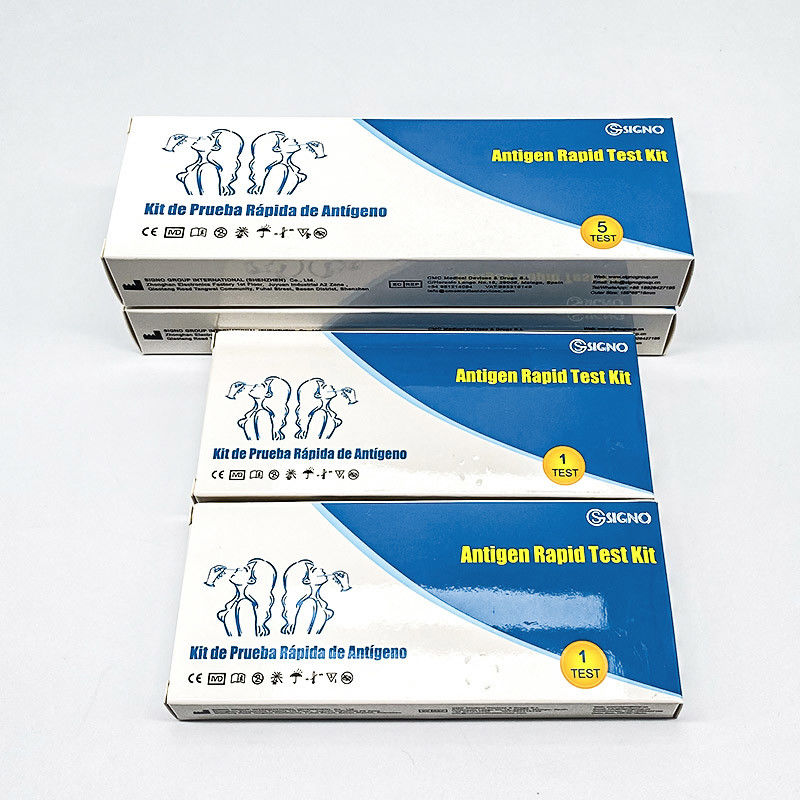 Schneller Test Kit Disposable Colloidal Gold Method Putzlappen-Antigen Sars Cov 2