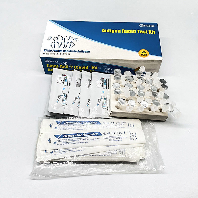 IVD-Reagens-Putzlappen-Antigen-schnelles Test-Kassetten-kolloidales Goldhohe Genauigkeit für Haus