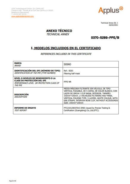 China Shenzhen Signo Group Technology Co., Ltd. zertifizierungen