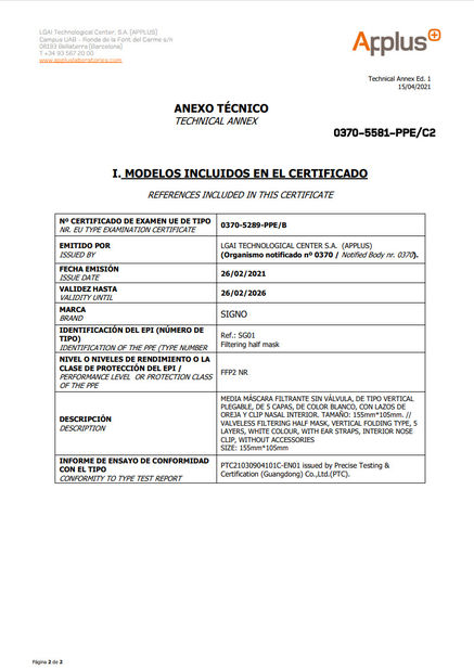China Shenzhen Signo Group Technology Co., Ltd. zertifizierungen